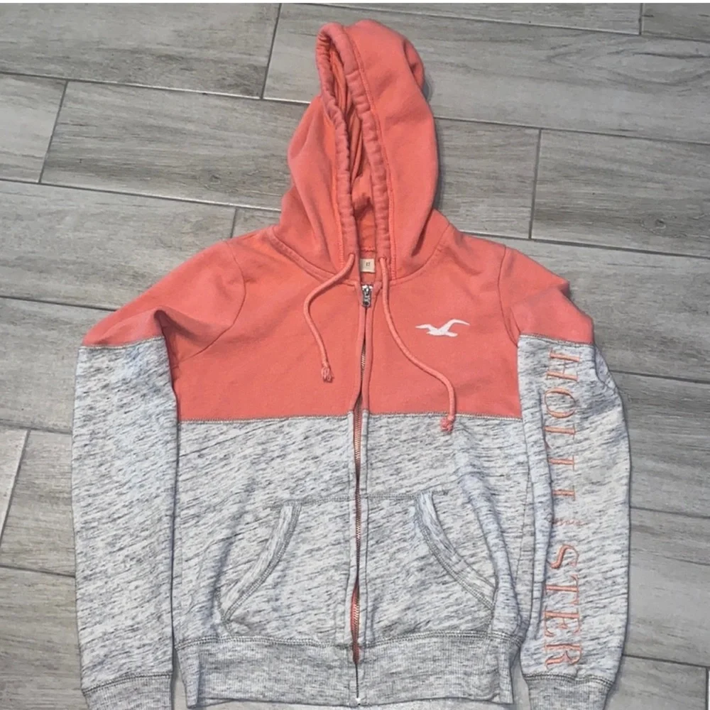 Hollister Zip Up cotton blend Hoodie , M - Picture 1 of 3
